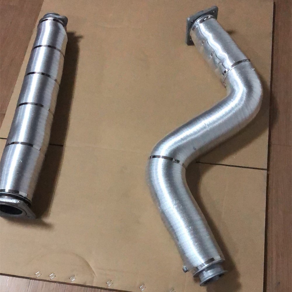 Aluminum Heat Reflective Tube Used On The Exhaust Pipe