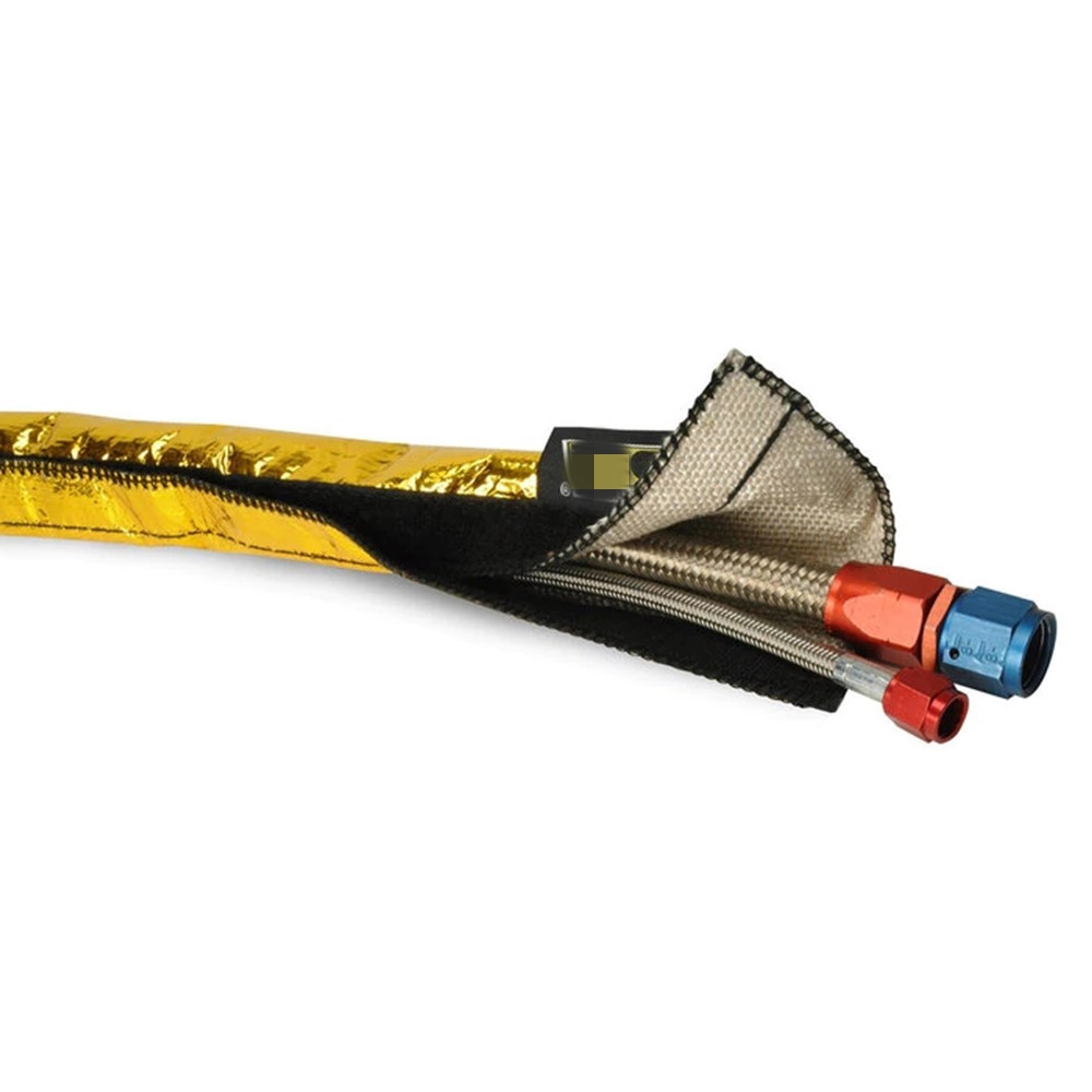 Heat Shroud Gold: Chinh phục nhiệt độ cực cao. Bảo vệ đường dây quan trọng. Không ngắt kết nối